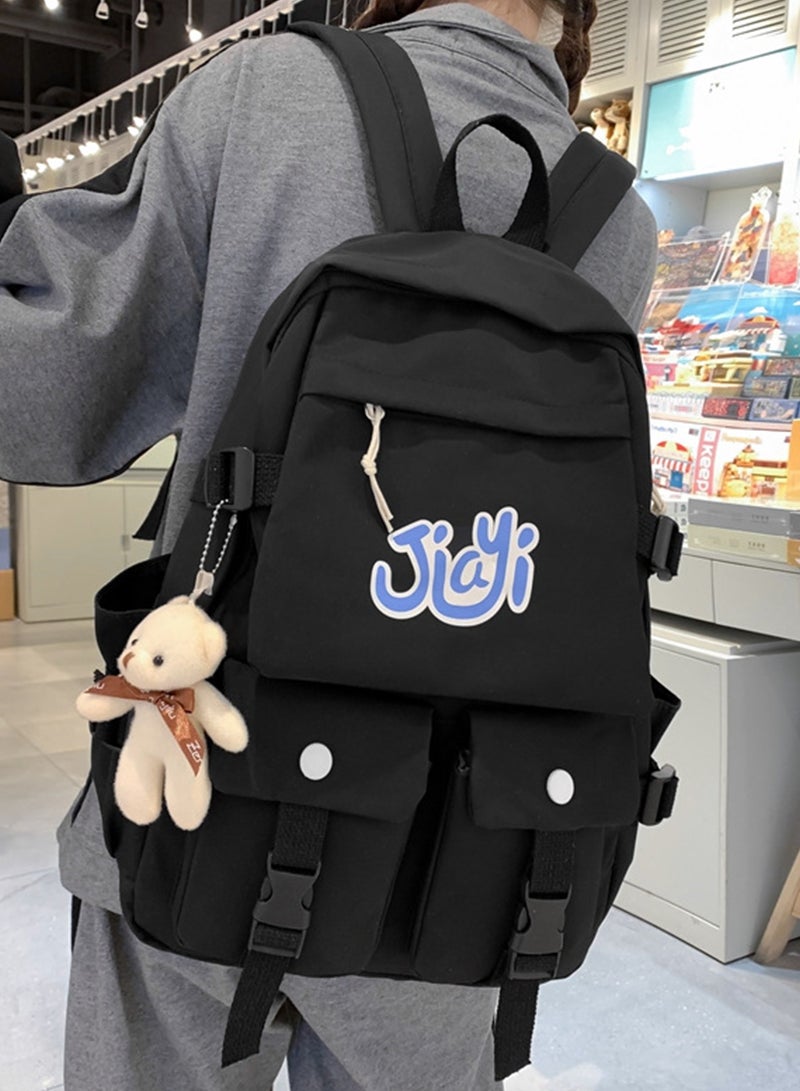 Sharpdo Student Casual Large Capacity Backpack – Spacious, Durable & Comfortable School Bag - Image 3