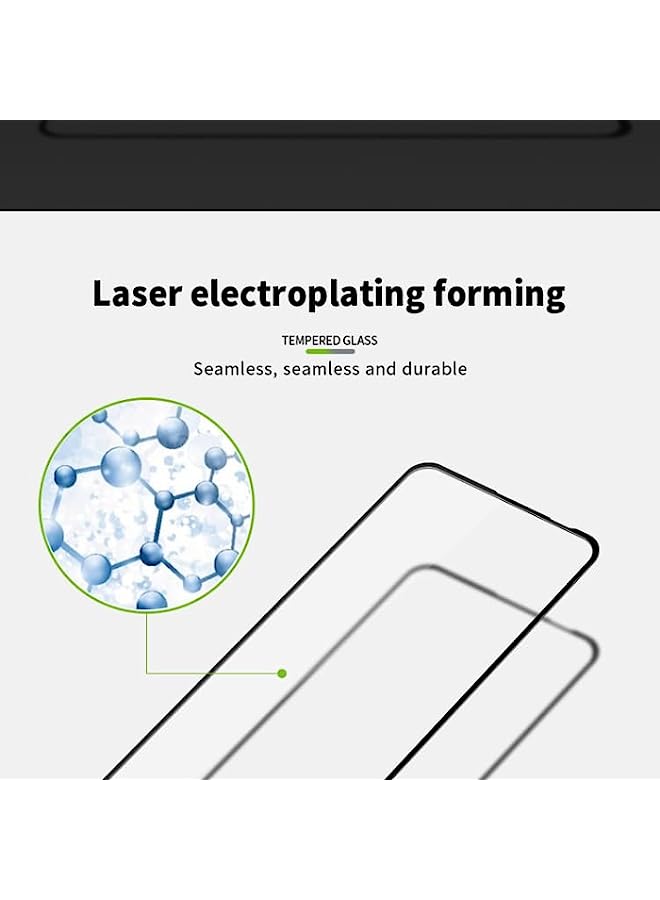 MOFI Tempered Glass Screen Protector Compatible MOFI 9H 2.5D Full Glue Tempered Glass Film for Huawei Nova 5i Black - Image 5