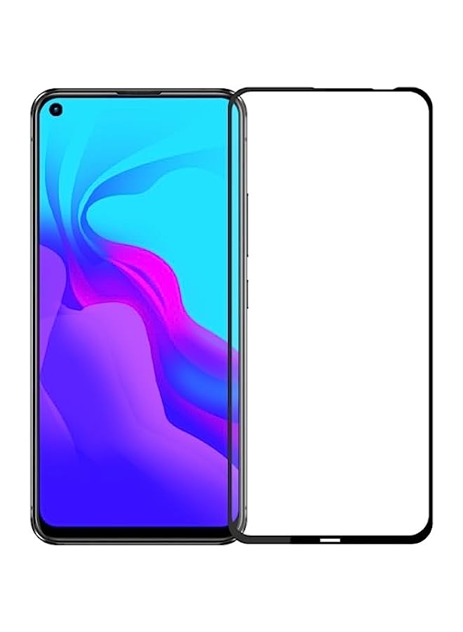 MOFI Tempered Glass Screen Protector Compatible MOFI 9H 2.5D Full Glue Tempered Glass Film for Huawei Nova 5i Black - Image 1