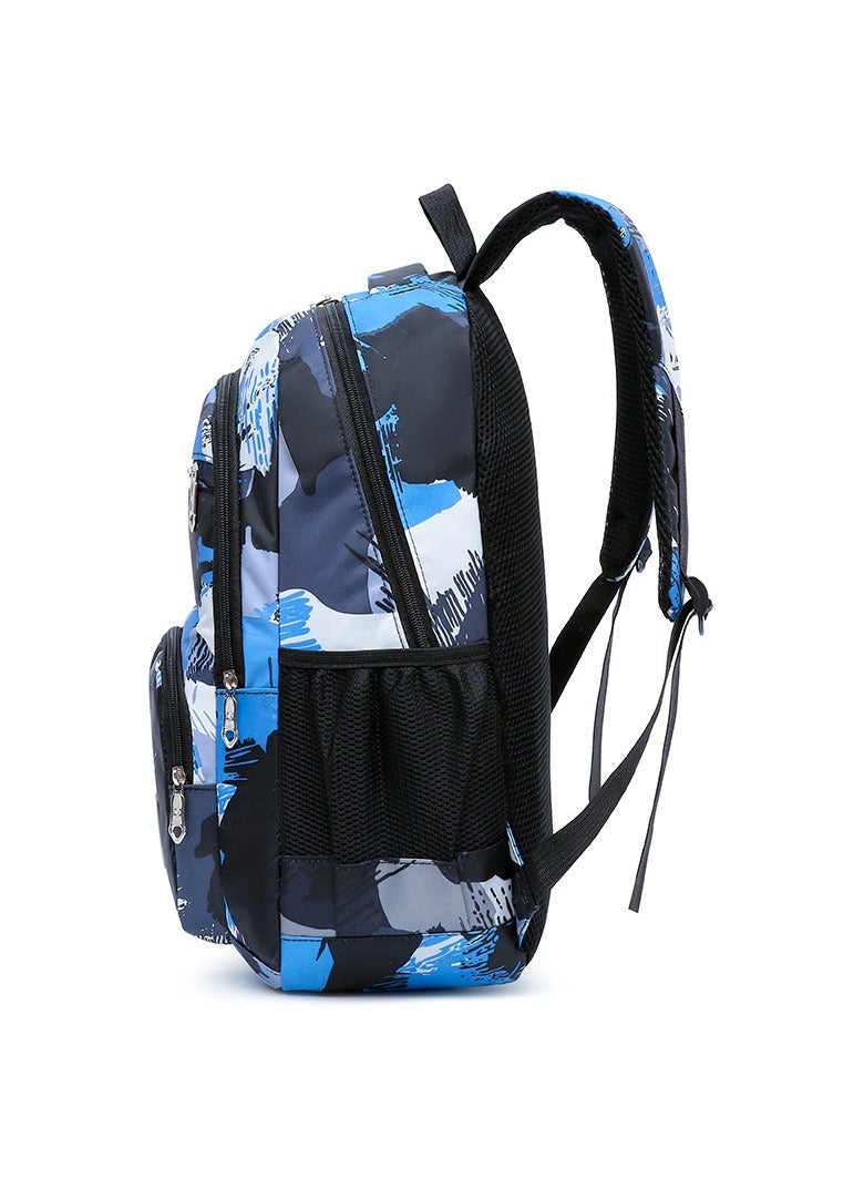 EVCRIERH 3Pcs School Backpack Set,Large Capacity Book Bag School Bags with Lunch Box/Crossbody Bag and Coin Bag,Lightweight Durable Backbag Casual Daypack Schoolbag for Student Boys Girls Teens - Image 3