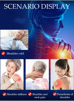 DUNISO Heated Shoulder Support Braces Thermal Shoulder Protection Shoulder Pads Double Shoulder Sleeveless Jacket Protector for Men Women Injury Recovery Compression Arthritis Chronic Pain Relief  - Image 2