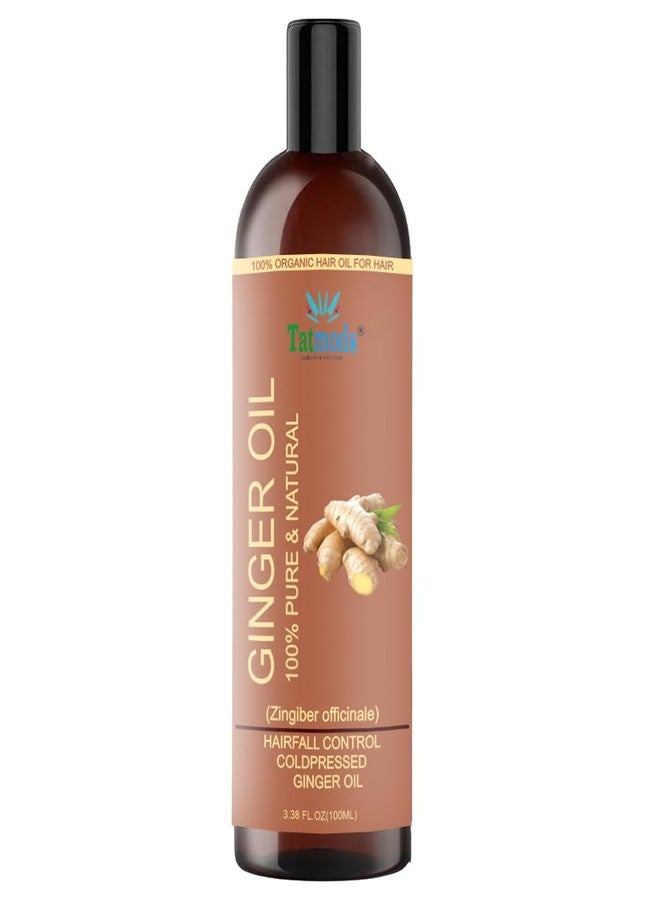 TATMODS Organics Ginger Oil 100 ml For Belly and Hair Care No Sulphates Hair Oil - Image 2