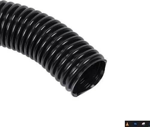 Srfn Ticaret (2 Meters) 32 mm Diameter Black Color Hose for Home-Office-Industrial and Commercial Vacuum Cleaners  - Image 4