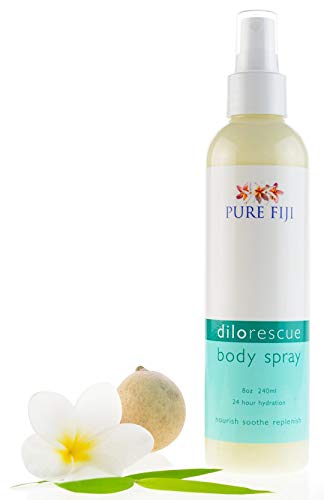 PURE FIJI Dilo and Aloe Vera After Sun Spray Lotion Spray Moisturizer for Body Helps After Sunburn After Sun Moisturizing Spray for All Type Skin 8 oz