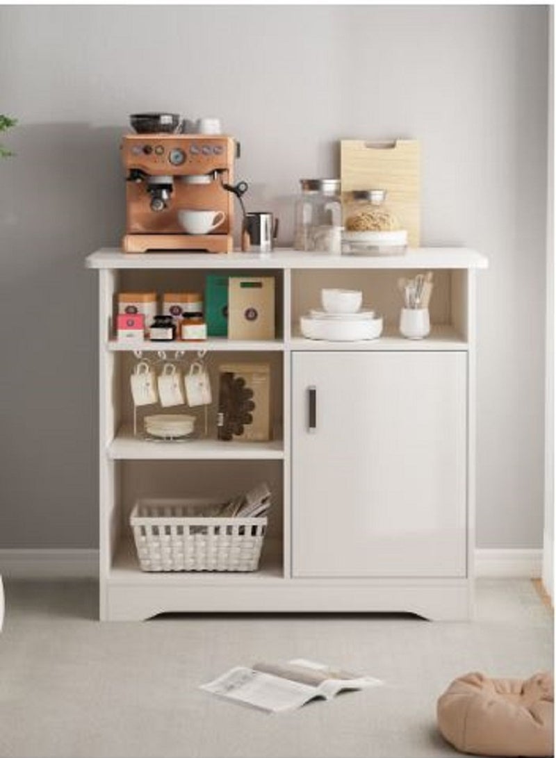 إيه جي دي خزانة قهوة MDF ركن القهوة مع سعة تخزين كبيرة لغرفة المعيشة أو المكتب - Image 4