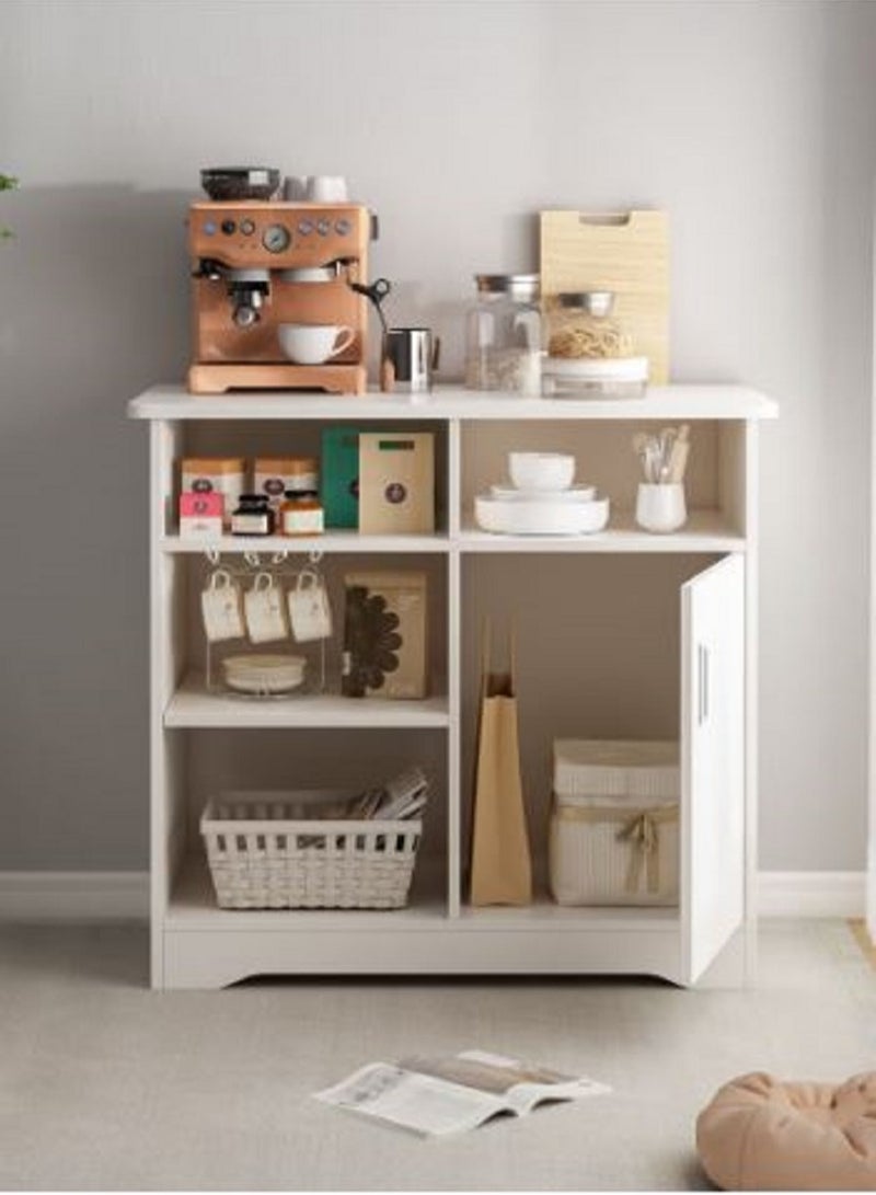 إيه جي دي خزانة قهوة MDF ركن القهوة مع سعة تخزين كبيرة لغرفة المعيشة أو المكتب - Image 2