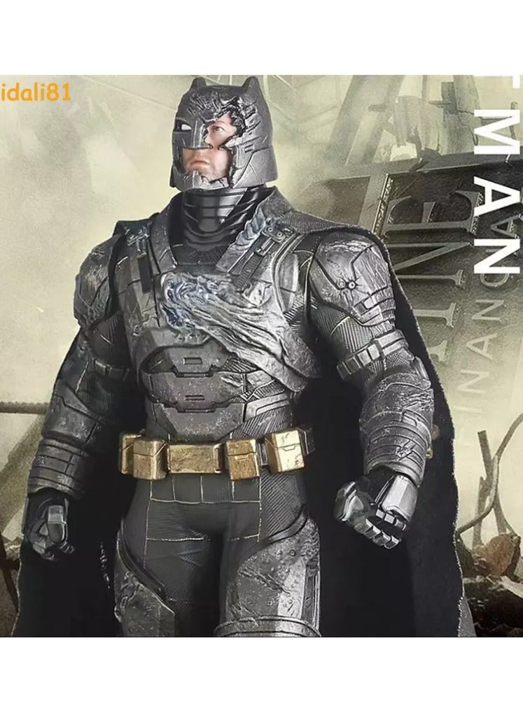DC Batman 1/6 Batman v Superman Dawn of Justice Heavy Armor Batman PVC Figure Model Statue - Image 4