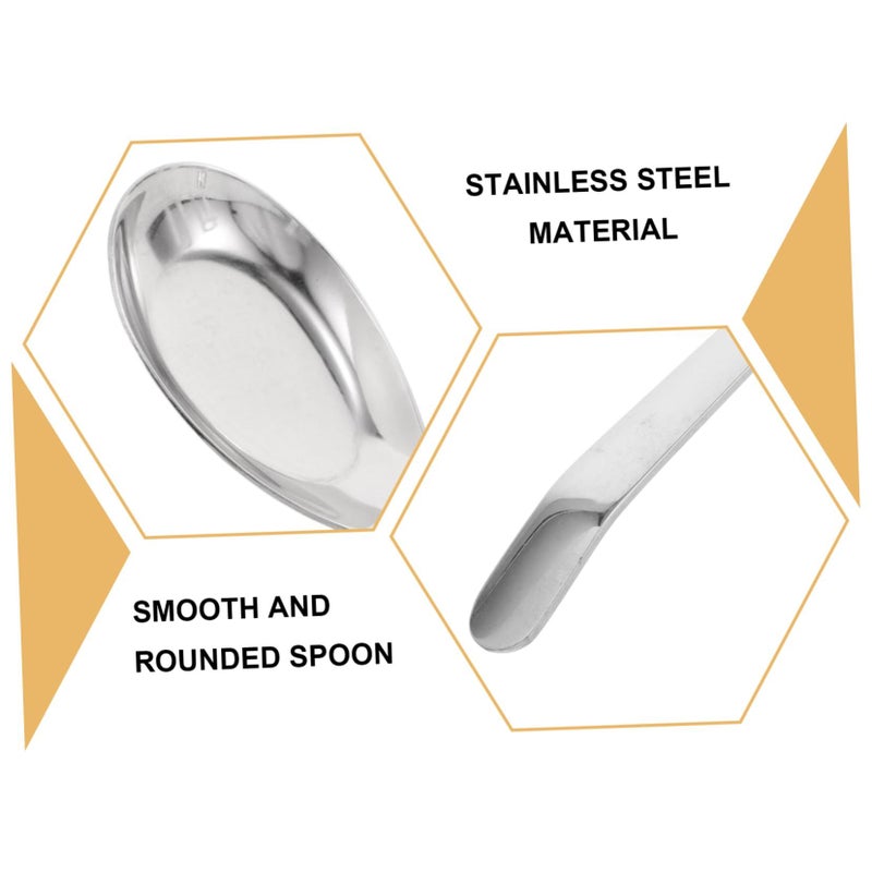 316L Stainless Steel Baby Spoon And Soup Spoon 6.6 Inch Round Head Dishwasher Safe - Image 4