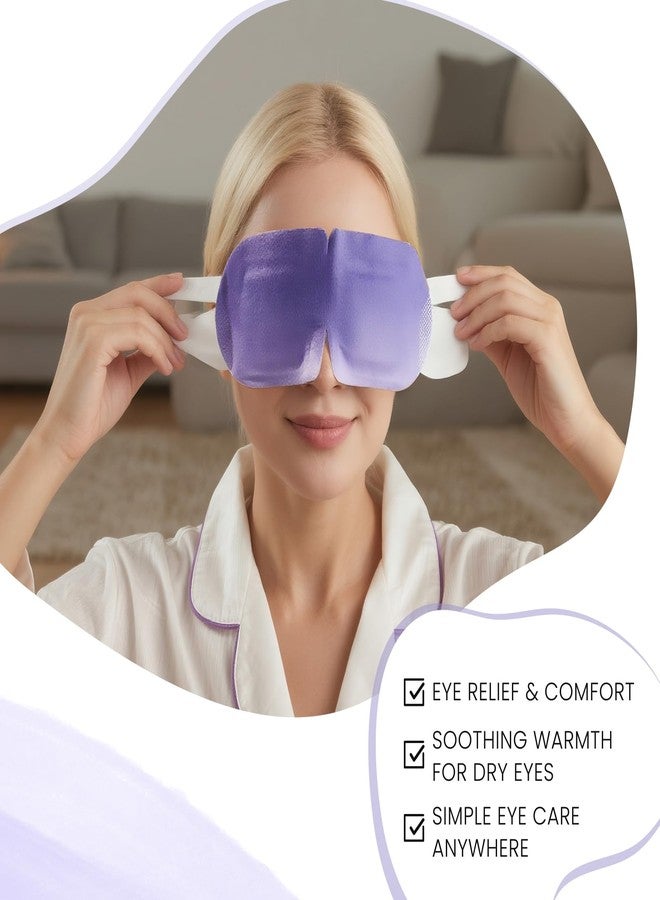 WarmSpark Self Heating Eye Mask Warm Compress for Dry Eyes, Disposable Heated Eye Mask for Fast Relief, Sleep, Spa, Travel Essentials & Relaxation Gifts for Women (30 Count, Lavender) - Image 3