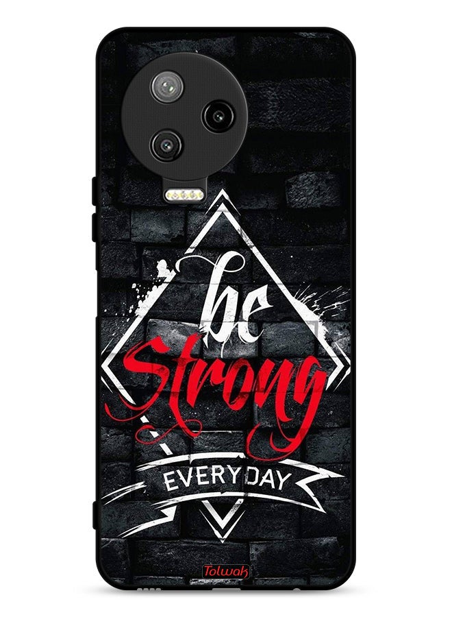 Tolwak Infinix Note 12 Pro 4G Protective Case Cover Be Strong Every Day - Image 1