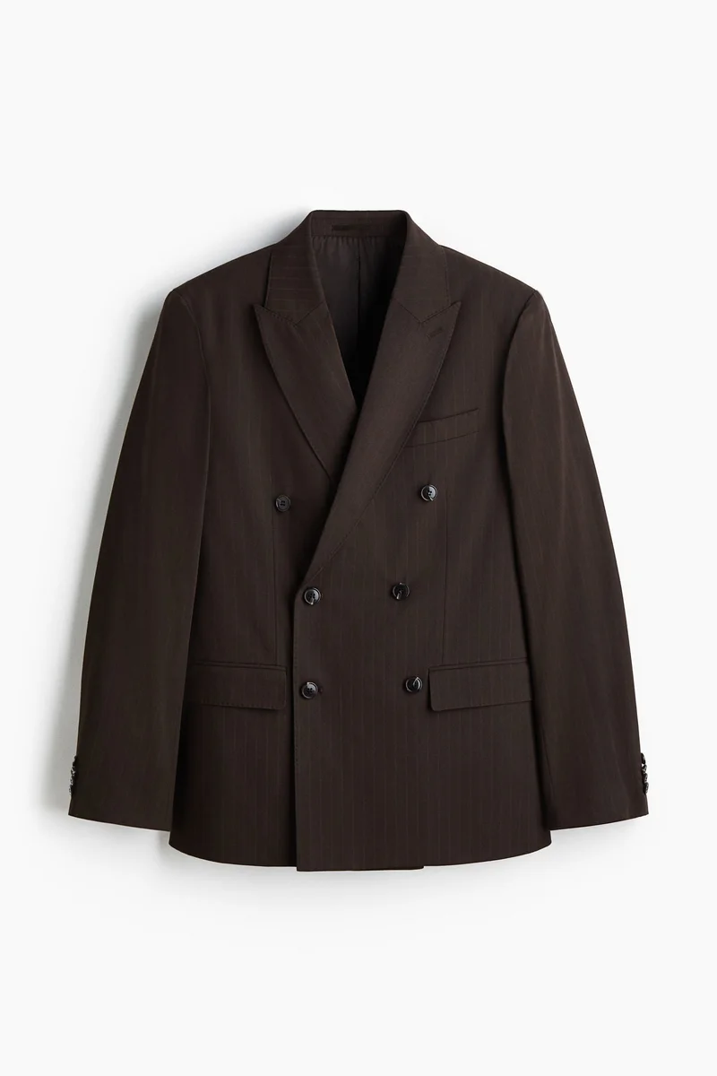 H&M  Regular Fit Double-breated jacket for Men | Best Price UAE