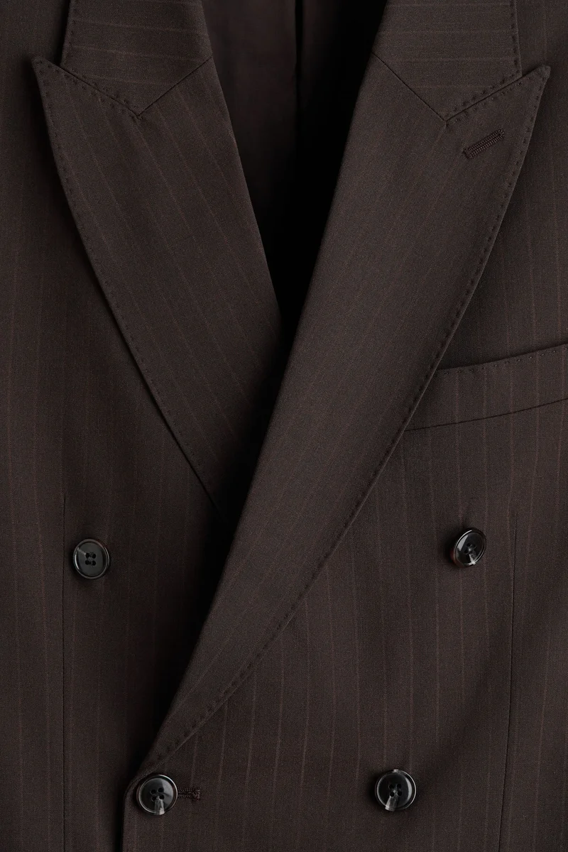 H&M  Regular Fit Double-breated jacket for Men | Best Price UAE