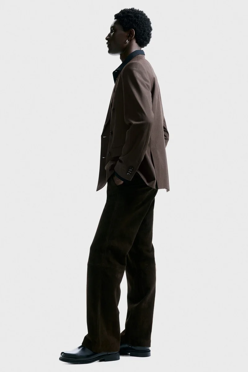 H&M  Regular Fit Double-breated jacket for Men | Best Price UAE