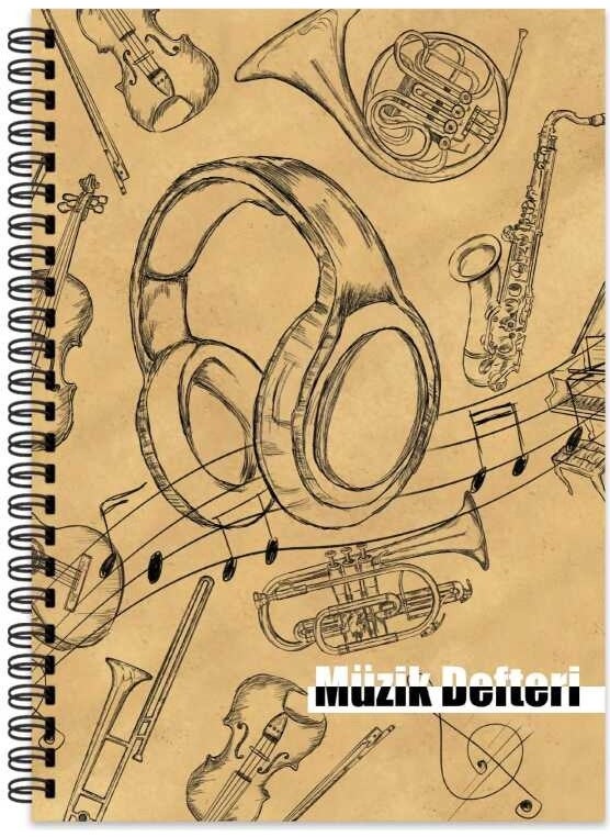Keskin Color Sharp Color Music Book Spiral 40 Pages A4  - Image 2