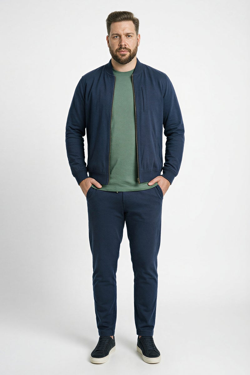 DeFacto Blue Man Regular Fit Cardigan Casual - Image 2