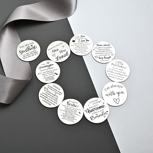CINDYHE Pocket Hug Token keychain Gifts for Men Women Him Her Dad Mom Son Daughter Brothers Sisters Teacher Boy Girl Friends (I'm always with you) - Image 3