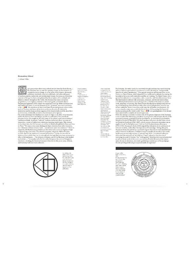 The ABC's of Triangle, Square, Circle: The Bauhaus and Design Theory