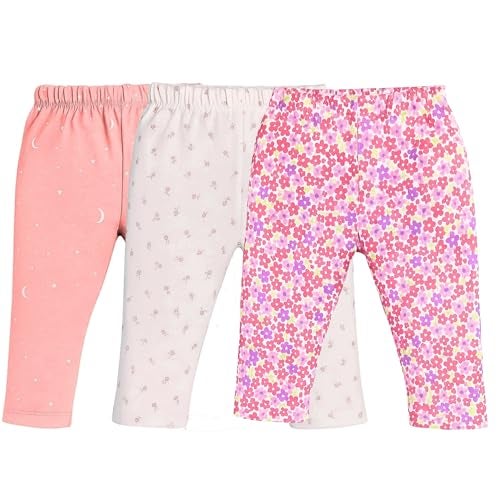EIO Baby Boys and Girls Cotton Pajamas Pants Combo Pack of 3 | Soft Breathable Unisex Sleepwear for Kids & Toddlers | Comfortable Nightwear for Infants - Image 1
