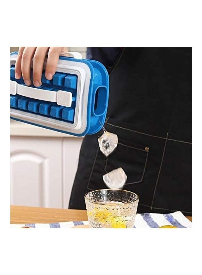 NIBEMINENT Portable Ice Cube Molds Flask With Lid B78 Multicolour - Image 3