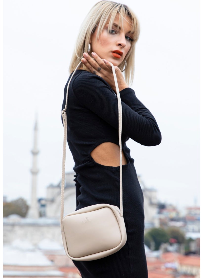 tonny black Original Women's Mini Urban Crossbody Adjustable Strap Comfort Model Zippered Shoulder Bag TBKÇ00040  - Image 5