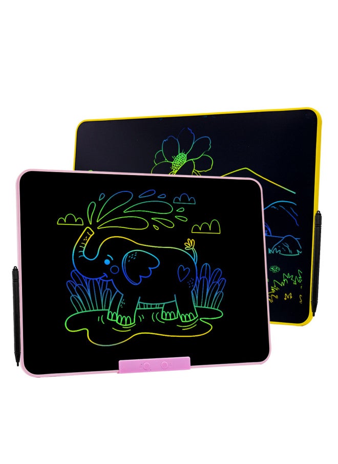 null - Wow, Custom Large Screen Charging LCD Writing Board 12/13/16/20/inch LCD Hand Drawing Board Graffiti Drawing Board-Specifications:20inch Full Screen Monochrome Screen Blue - Image 1