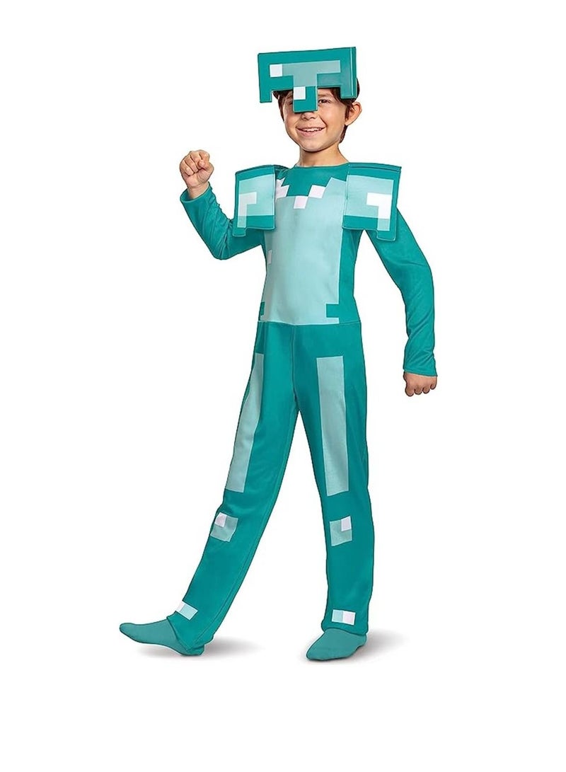 Disguise Minecraft Kids Armor Classic Costume , Blue - Image 1