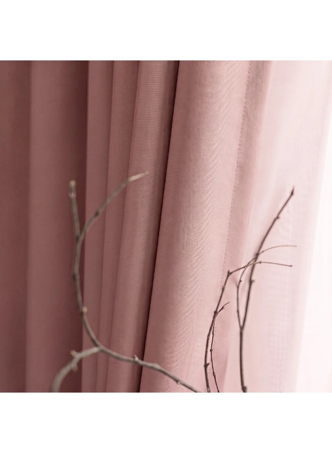 Amali Blackout Plain Curtains 274 cm x 127 cm - 2 Panels, 100% Polyester, Grommet Top, Thermal Insulated, Noise Reducing, Light Blocking - Image 3