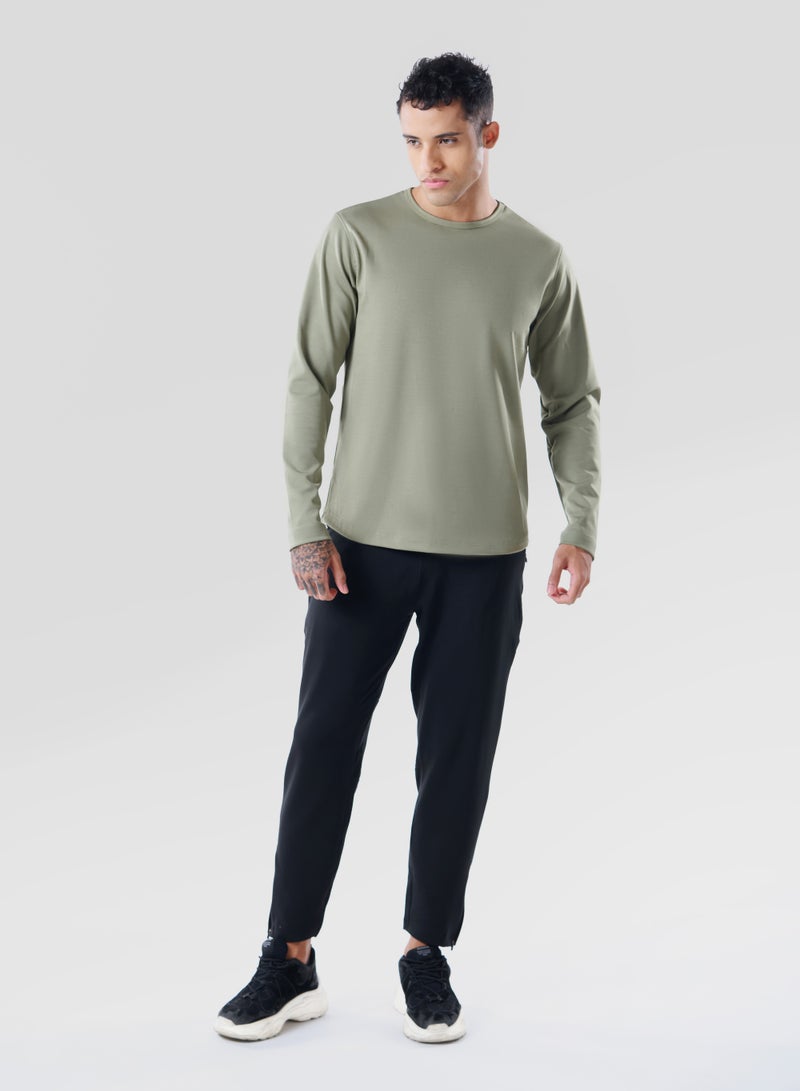 جينرلس تي شيرت رجالي ذو حافة منحنية كلاسيكية مكون من 4 قطع - Image 4