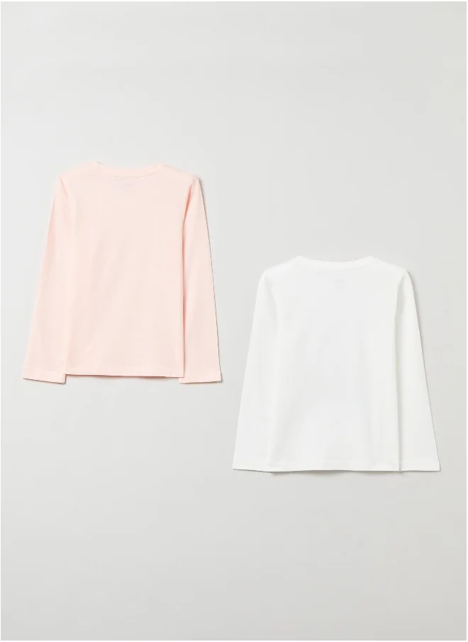 Ovs Two-pack T-shirts with long sleeves