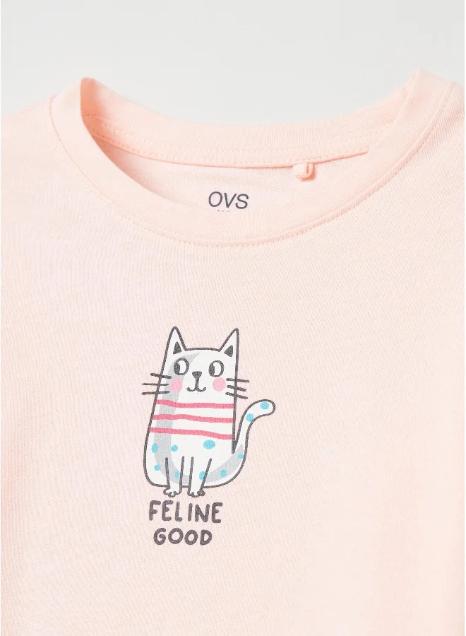 او في اس Two-pack T-shirts with long sleeves