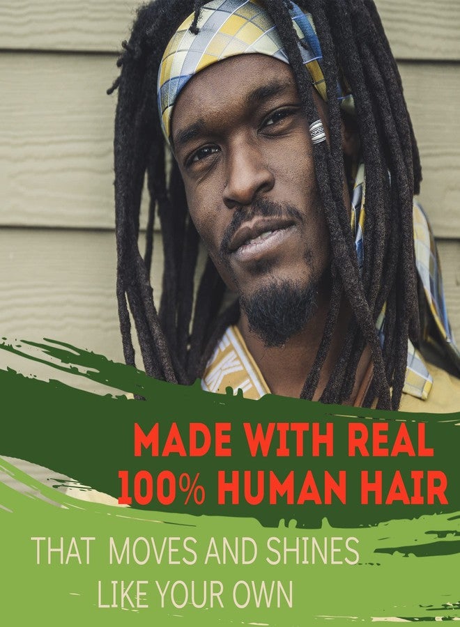 Locsanity Afro Kinky 100% Bulk Natural Human Hair - Braiding Hair for Dreadlocks, Loc Repair, Dreadlock Extensions, Twists, Braids - 16 Inches Long, 1 Oz - Image 4
