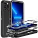 YKHJKLEC for iPhone 13 Pro Case Military Grade 3 in 1 Heavy Duty ShockproofDrop ProofDust Proof Case with 2Pcs Tempered Glass Screen Protector BlackGrey - Image 2