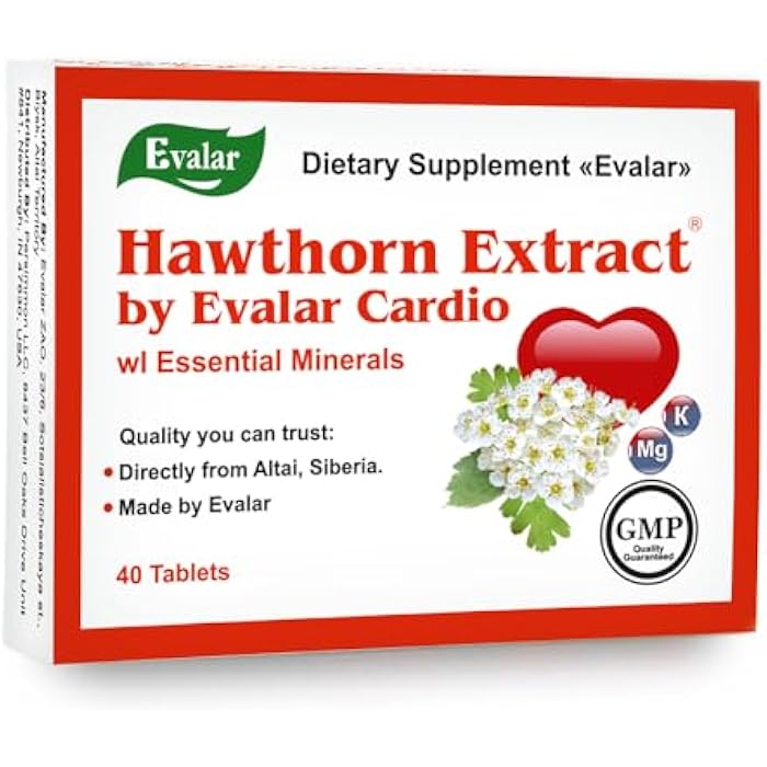 Evalar Hawthorn by Evalar Cardio 40 Tabs - Image 1