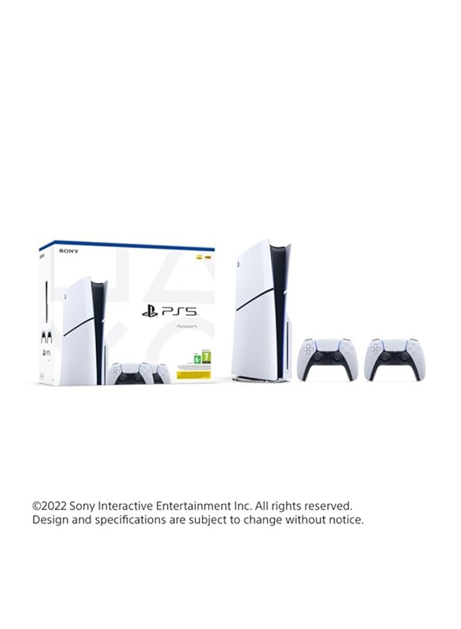 Sony PlayStation 5 Slim (International Version) Disc DualSense Wireless Controller Double Pack - Image 5
