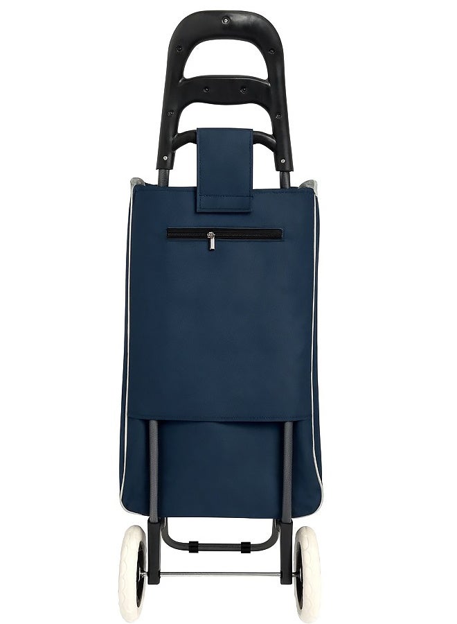 AGD Foldable Shopping Cart with Modern and Durable Design, Wheels, and Large Storage Capacity, for Outdoor Activities - Image 5