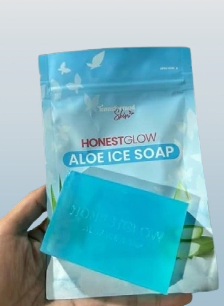 Transformed Skin Honest Glow Aloe Ice Soap with Niacinamide Anti-Aging moisturizing Whitening Serum - Image 2