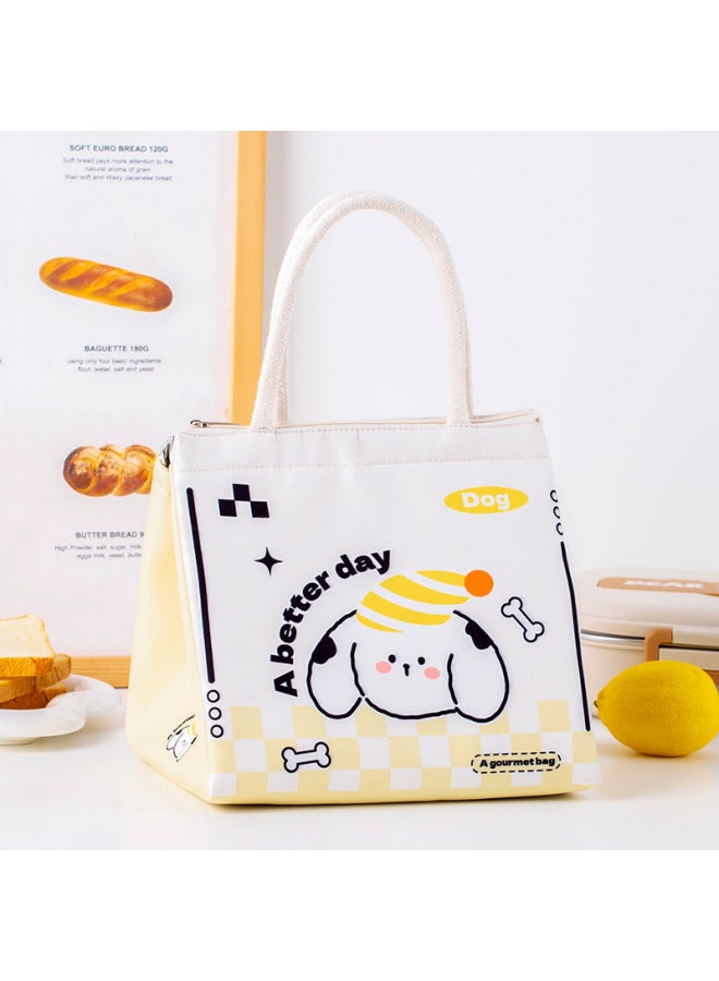 High-quality Insulated Lunch Bag, Portable Cartoon Coin Makeup Toiletry Bag, Hand-held Picnic Lunch Box Bag, Fresh-keeping Ice Bag