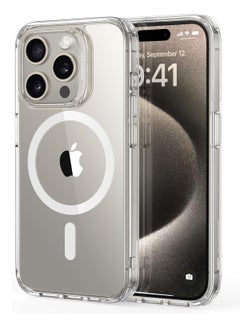 ESR ESR for iPhone 15 Pro Max Case, Compatible with MagSafe, Grade Protection, Yellowing Resistant, Scratch-Resistant Back, Magnetic Phone Cover for iPhone 15 Pro Max, Classic Series, Clear  - Image 1