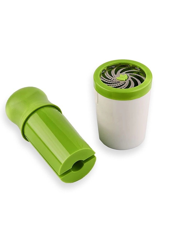 ShebSheb Hand Pressure Vegetable Slicer, Spice Grinder Grater, Vegetable Cutter with Stainless Steel Blades, Safe, Simple, Easy to Clean - Image 4