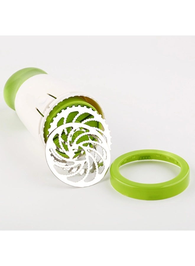 ShebSheb Hand Pressure Vegetable Slicer, Spice Grinder Grater, Vegetable Cutter with Stainless Steel Blades, Safe, Simple, Easy to Clean - Image 5