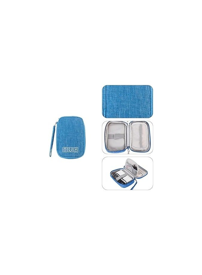 PROMASS Travel Cable Organizer Bag, Portable Cable Organizer, Small Waterproof Electronic Accessories Storage Bag for Charger, Cable - Image 4