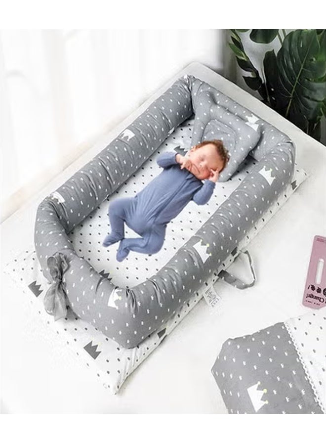 NKX The Ultimate Pure Cotton Portable Crib for Newborn - Image 1