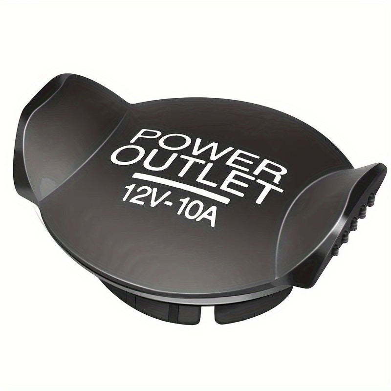 12V Car Power Outlet Cover 1pc Durable Plug Cap With Eject Button Design Easy Install Stylish Auto Interior Accessory - Image 3