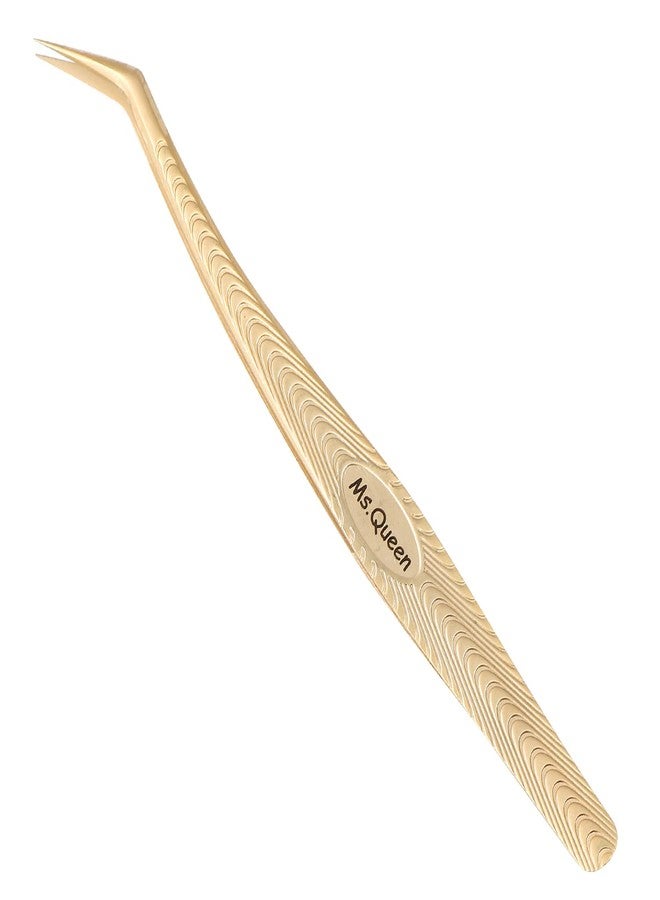 Ms.Queen Lash Tweezers for Eyelash Extension-Professional Lashing Tweezers for Mega Volume Mink Eyelashes Extensions Applying - Image 1