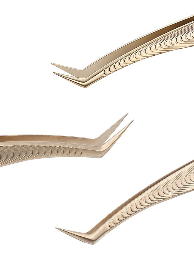 Ms.Queen Lash Tweezers for Eyelash Extension-Professional Lashing Tweezers for Mega Volume Mink Eyelashes Extensions Applying - Image 5