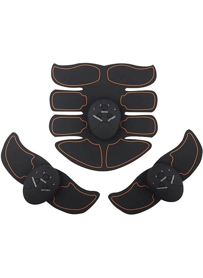 Muscle Toner,Ems Portable Abdominal Toning Belt Abs Stimulating Belt Smart Ems Body Trainer,8 Pack Unisex Fitness Training Fat