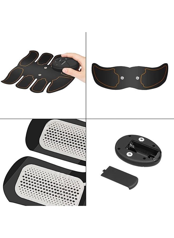 Muscle Toner,Ems Portable Abdominal Toning Belt Abs Stimulating Belt Smart Ems Body Trainer,8 Pack Unisex Fitness Training Fat
