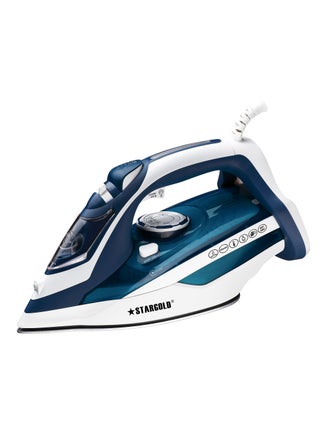Steam Iron 3000W Ceramic Soleplate With Self-Clean Function 450ML Water Tank Adjustable Temperature Control Blue - pzsku/Z23CB1401C8986A711AAAZ/45/_/1715241510/274f7a8f-2225-45a0-a0f1-02001e11c401