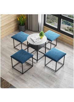 Organized Home 5 in 1 Smart Retractable Coffee Table For Living Room Space Saving Combination Disassemble And Fold Away  - Image 3