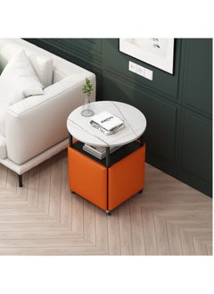 Organized Home 5 in 1 Smart Retractable Coffee Table For Living Room Space Saving Combination Disassemble And Fold Away  - Image 5